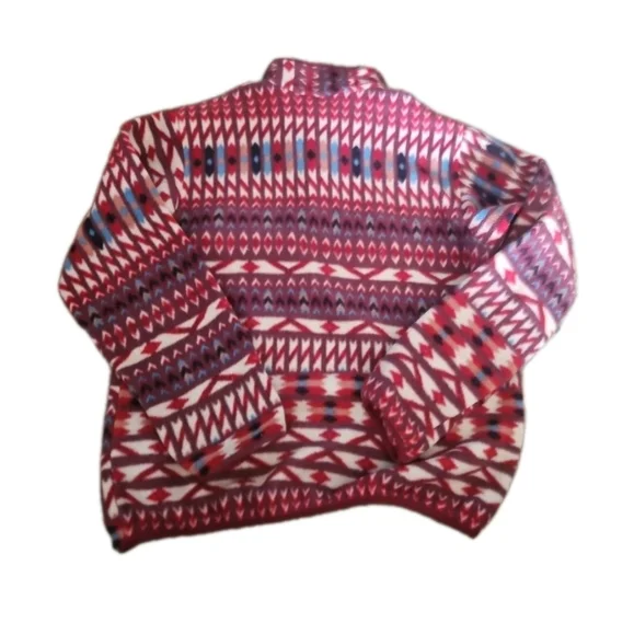 Patagonia Womens Aztec Print  Lightweight Synchilla® Snap-T® Pullover S - Picture 8 of 15